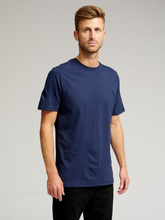 Load image into Gallery viewer, Organic Basic T-shirt - Navy - TeeShoppen - Blue 2
