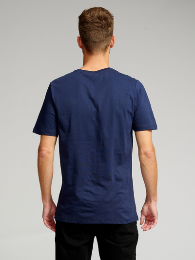 Organic Basic T-shirt - Navy - TeeShoppen - Blue 4