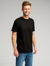 Load image into Gallery viewer, Organic Basic T-shirt - Black - TeeShoppen - Black 2
