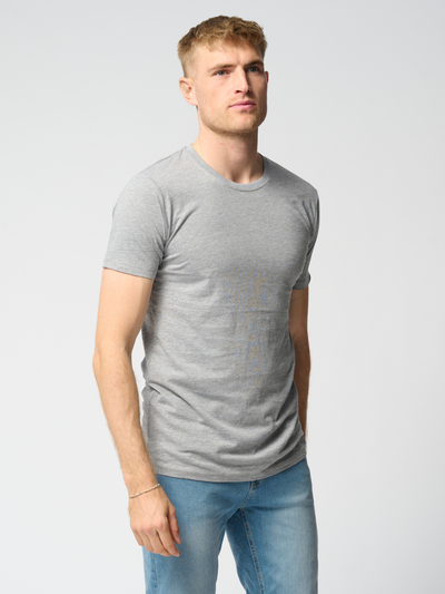 Muscle T-shirt - Light Gray - TeeShoppen - Grey 3