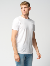 Carregar imagem no visualizador da galeria, Muscle T-shirt - White - TeeShoppen - White 3
