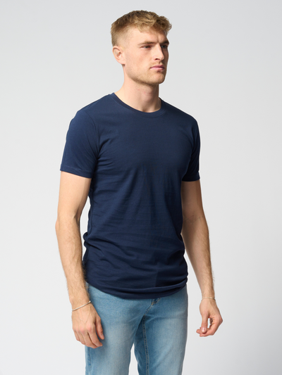 Muscle T-shirt - Navy - TeeShoppen - Blue 4