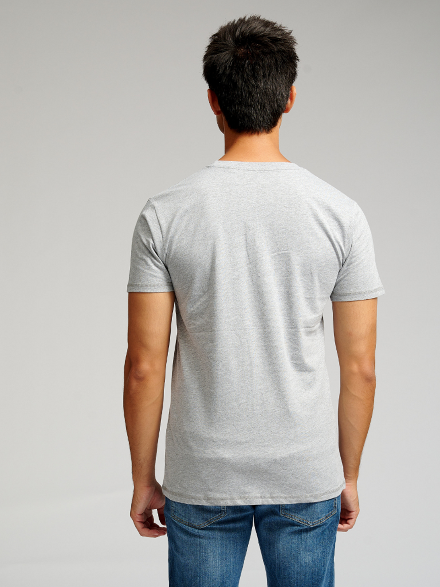 Muscle T-shirt - Light Gray - TeeShoppen - Grey 6