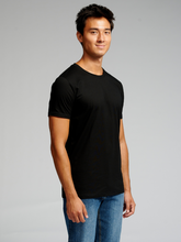 Load image into Gallery viewer, Muscle T-shirt - Black - TeeShoppen - Black 4
