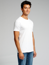 Carregar imagem no visualizador da galeria, Muscle T-shirt - White - TeeShoppen - White 4
