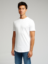 Carregar imagem no visualizador da galeria, Long T-shirt - White - TeeShoppen - White 3
