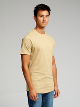 Charger l&#39;image dans la galerie, Long T-shirt - Beige - TeeShoppen - Khaki 2
