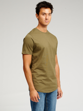 Charger l&#39;image dans la galerie, Long T-shirt - Army Green - TeeShoppen - Green 2
