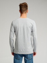 Afbeelding in Gallery-weergave laden, Basic Long-sleeved T-shirt - Gray - TeeShoppen - Grey 4
