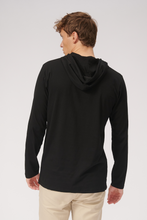 Load image into Gallery viewer, Light hoodie - Black - TeeShoppen - Black 2
