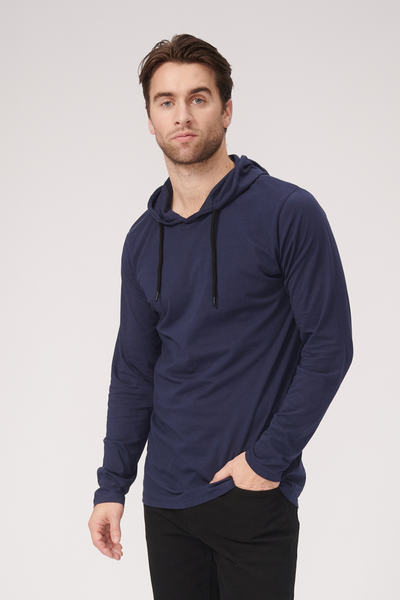 Light hoodie - Blue Navy - TeeShoppen - Blue 2