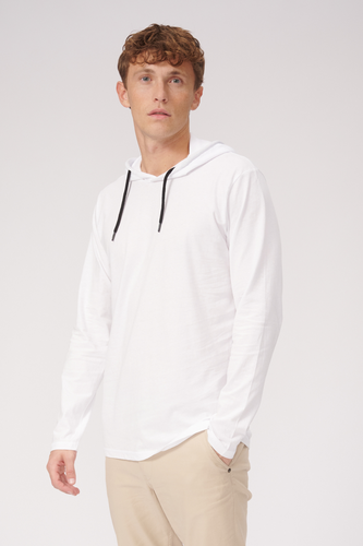 Light hoodie - White - TeeShoppen - White