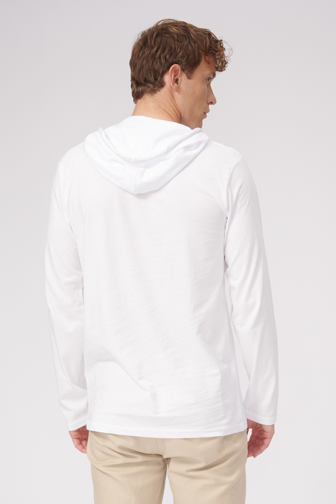 Light hoodie - White - TeeShoppen - White 2