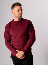 Charger l&#39;image dans la galerie, Basic Crewneck - Burgundy Red - TeeShoppen - Red 4
