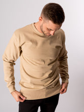 Load image into Gallery viewer, Basic Crewneck - Khaki - TeeShoppen - Khaki 3
