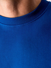 Cargar imagen en el visor de la galería, Basic Crewneck - Swedish Blue - TeeShoppen - Blue 5
