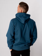 Load image into Gallery viewer, Basic Hoodie - Petrol Blue - TeeShoppen - White 3
