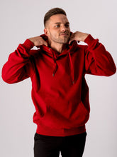 Charger l&#39;image dans la galerie, Basic Hoodie - Red - TeeShoppen - Red 2
