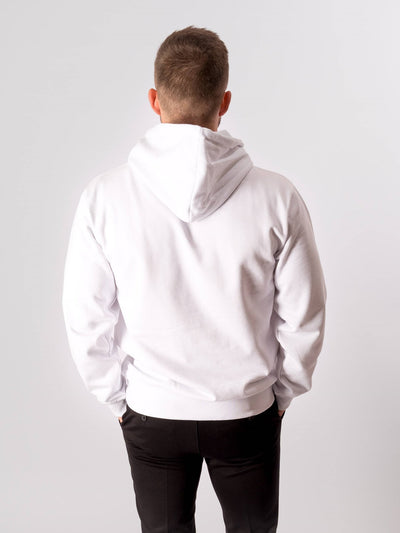 Basic Hoodie - White - TeeShoppen - White 3