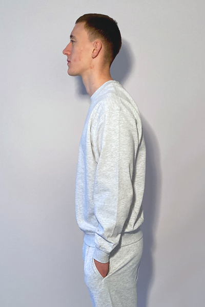 Original Sweatshirt - Light Grey - TeeShoppen - Grey 3