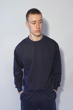 Load image into Gallery viewer, Original Sweatshirt - Navy - TeeShoppen - Blue
