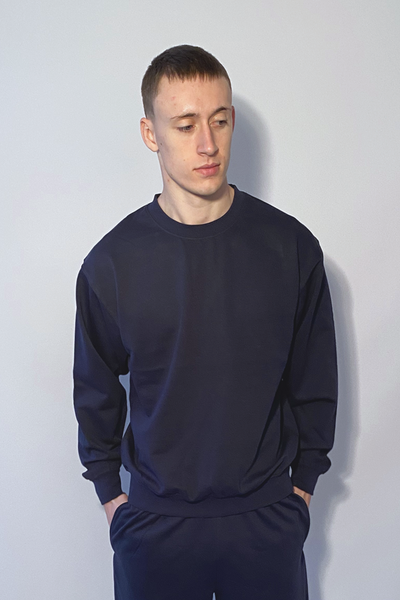 Original Sweatshirt - Navy - TeeShoppen - Blue