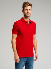 Carregar imagem no visualizador da galeria, Muscle Polo Shirt - Red - TeeShoppen - Red 2
