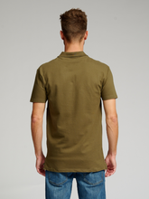 Charger l&#39;image dans la galerie, Muscle Polo Shirt - Army Green - TeeShoppen - Green 4
