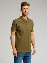 Charger l&#39;image dans la galerie, Muscle Polo Shirt - Army Green - TeeShoppen - Green 2
