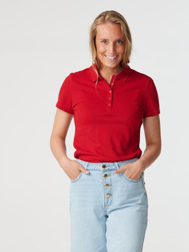 Polo Shirt - Red - TeeShoppen - Red