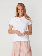 Load image into Gallery viewer, Polo Shirt - White - TeeShoppen - White 4
