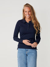 Load image into Gallery viewer, Polo Shirt - Navy - TeeShoppen - Blue
