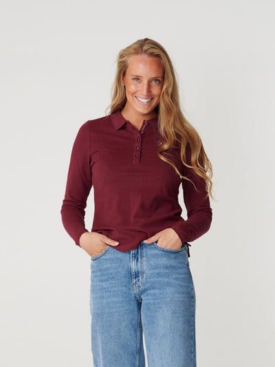 Polo Shirt - Burgundy - TeeShoppen - Red