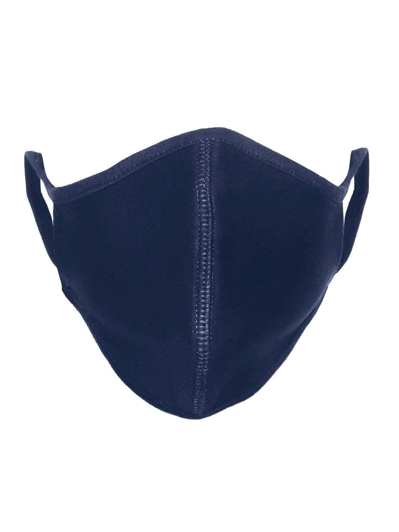 Cloth mask - Navy (organic cotton) - TeeShoppen - Blue