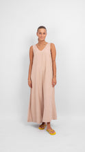 Load image into Gallery viewer, Prisilla V-Neck Midi Dress - Cement - VILA - Khaki
