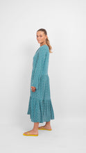 Carregar imagem no visualizador da galeria, Anna long-sleeved dress - Teal Green - Amis de Copenhague - Green 2
