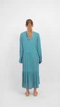 Carregar imagem no visualizador da galeria, Anna long-sleeved dress - Teal Green - Amis de Copenhague - Green 3
