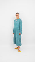 Carregar imagem no visualizador da galeria, Anna long-sleeved dress - Teal Green - Amis de Copenhague - Green 4
