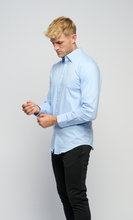 Load image into Gallery viewer, The Original Performance Shirt - Light Blue - TeeShoppen - Blue 4
