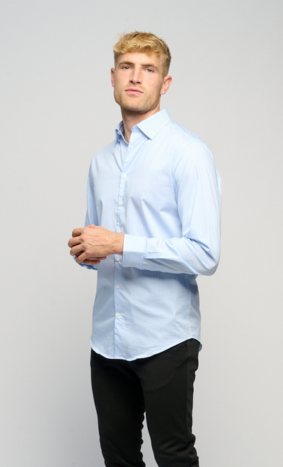 The Original Performance Shirt - Light blue/white - TeeShoppen - Blue 5