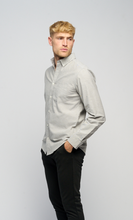 Load image into Gallery viewer, The Original Performance Oxford Shirt - Grey Melange - TeeShoppen - Grey 4
