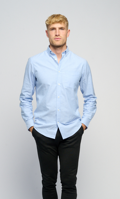 The Original Performance Oxford Shirt - Cashmere Blue - TeeShoppen - Blue 3