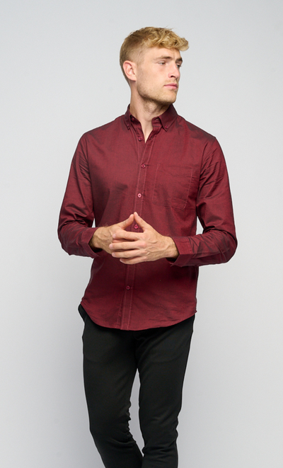 The Original Performance Shirt - Bordeaux - TeeShoppen - Red 4