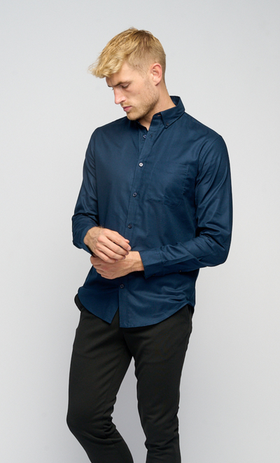 The Original Performance Oxford Shirt - Navy Blazer - TeeShoppen - Blue 3