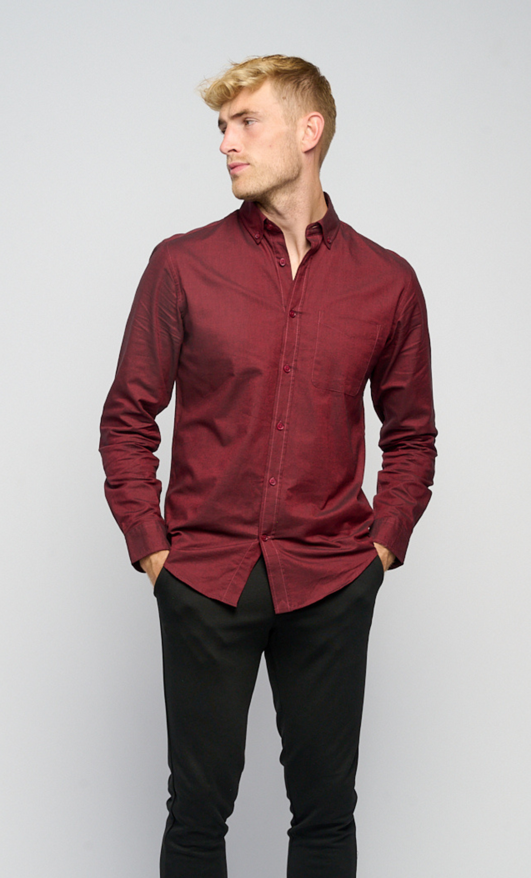 The Original Performance Shirt - Bordeaux - TeeShoppen - Red