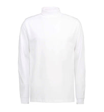 Cargar imagen en el visor de la galería, Roll collar sweater - White - TeeShoppen - Red 5
