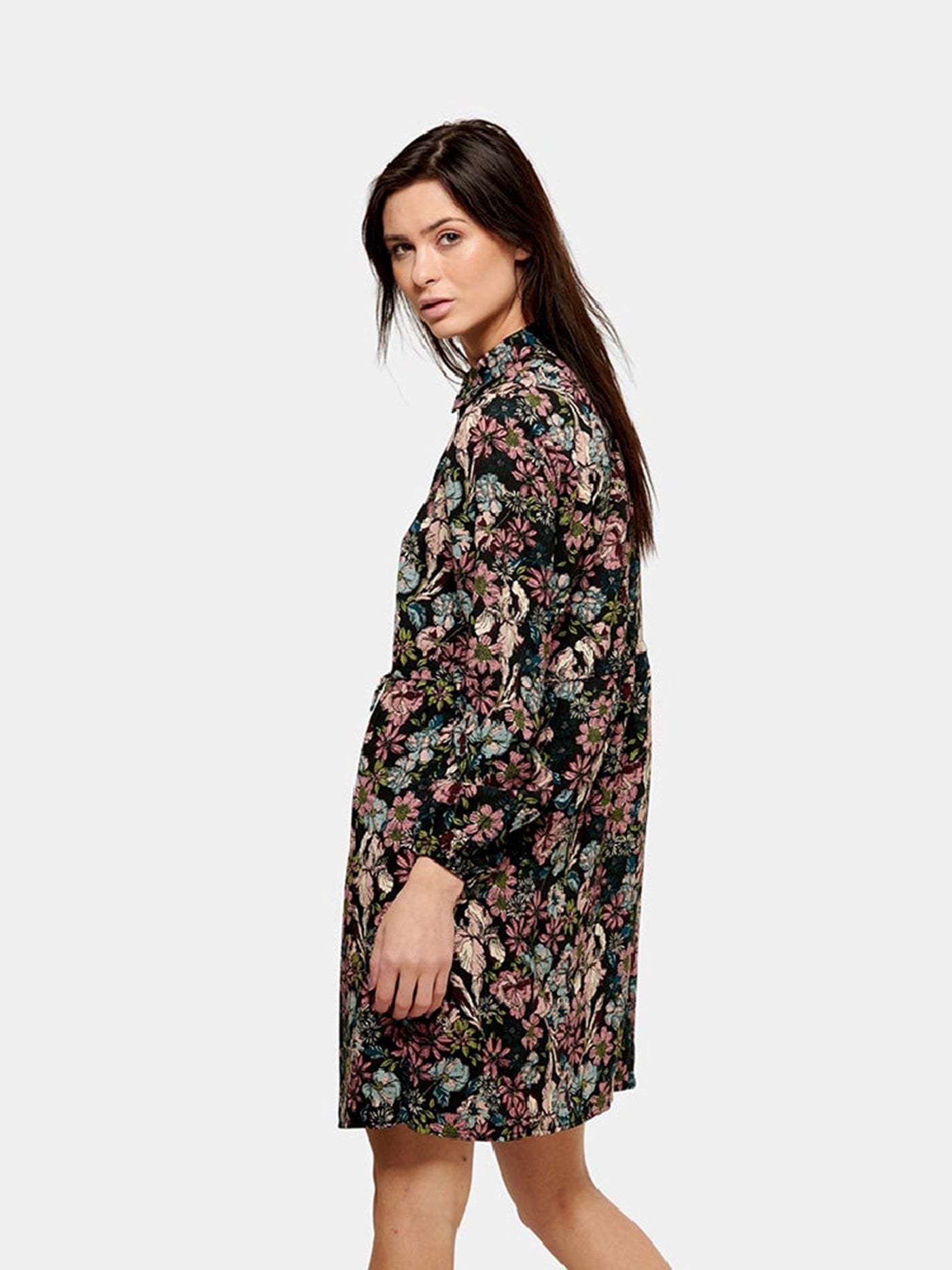 Printed Shirt Dress - Black - Jacqueline de Yong - Black 4