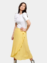 Load image into Gallery viewer, Anna dotted wrap skirt - Yellow - Amis de Copenhague - Yellow 4
