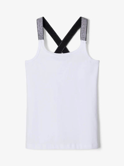 Top with glitter details - White - Name It - White 3