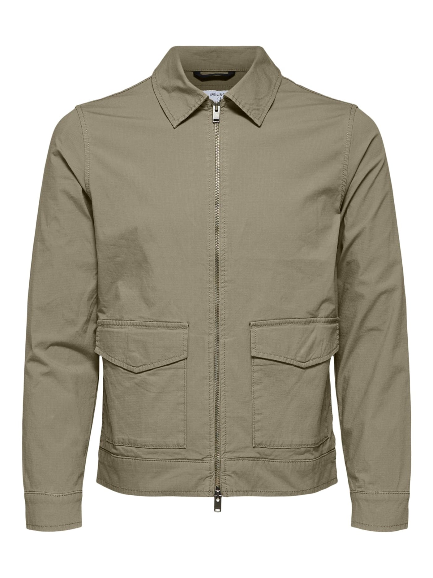 Travis Zip Jacket - Tree House - Selected Homme - Khaki 3